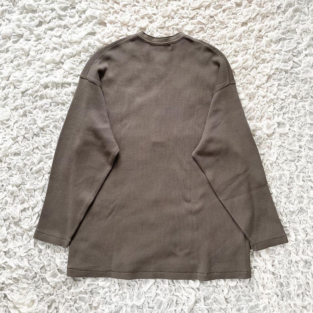 【美品】ドゥーズィエムクラス ワッフル ヘンリー ロングスリーブ Tシャツ