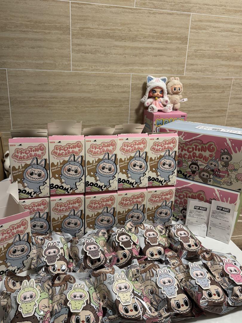 ラブブ Exciting Macaron ぬいぐるみペンダント Soymilk 正規品 本物Exciting Macaron ラブブ Soymilk - メルカリ