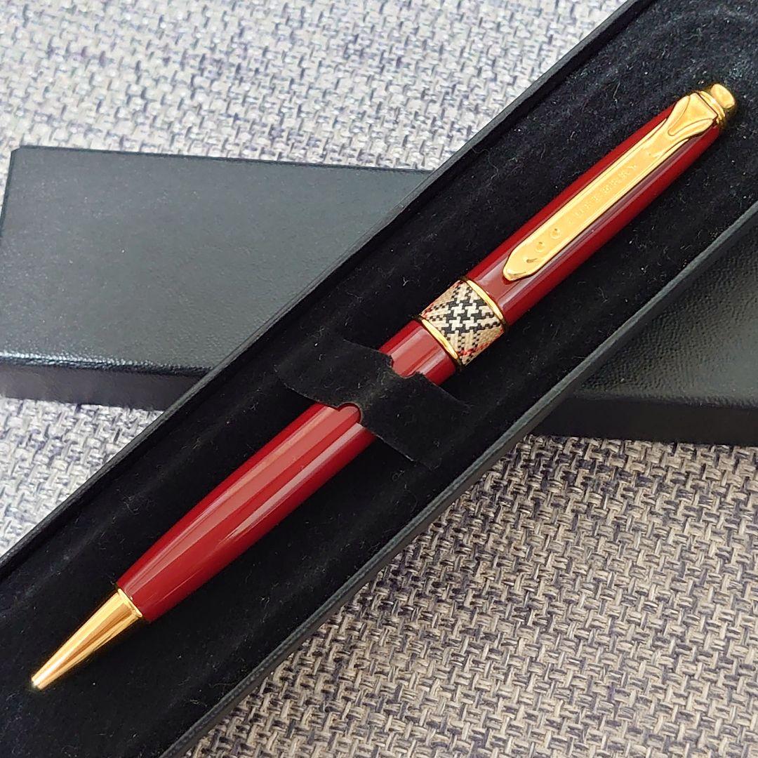 バーバリーBURBERRY　ツイスト式ボールペン バーバリー ボールペン ツイスト式 美品※インク出ません