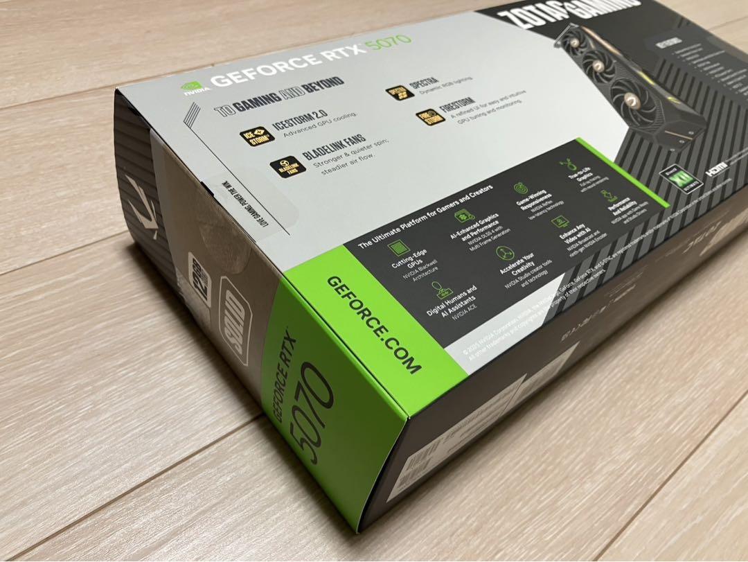ZOTAC GeForce RTX5070 SOLID OC 新品未開封