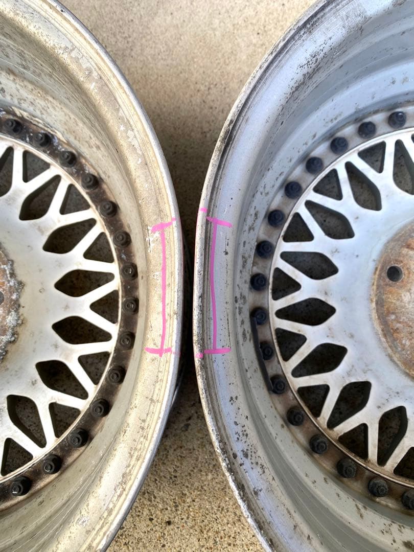 RAYS VR Gr.A グループa メ１５インチの中古４本セットになります。