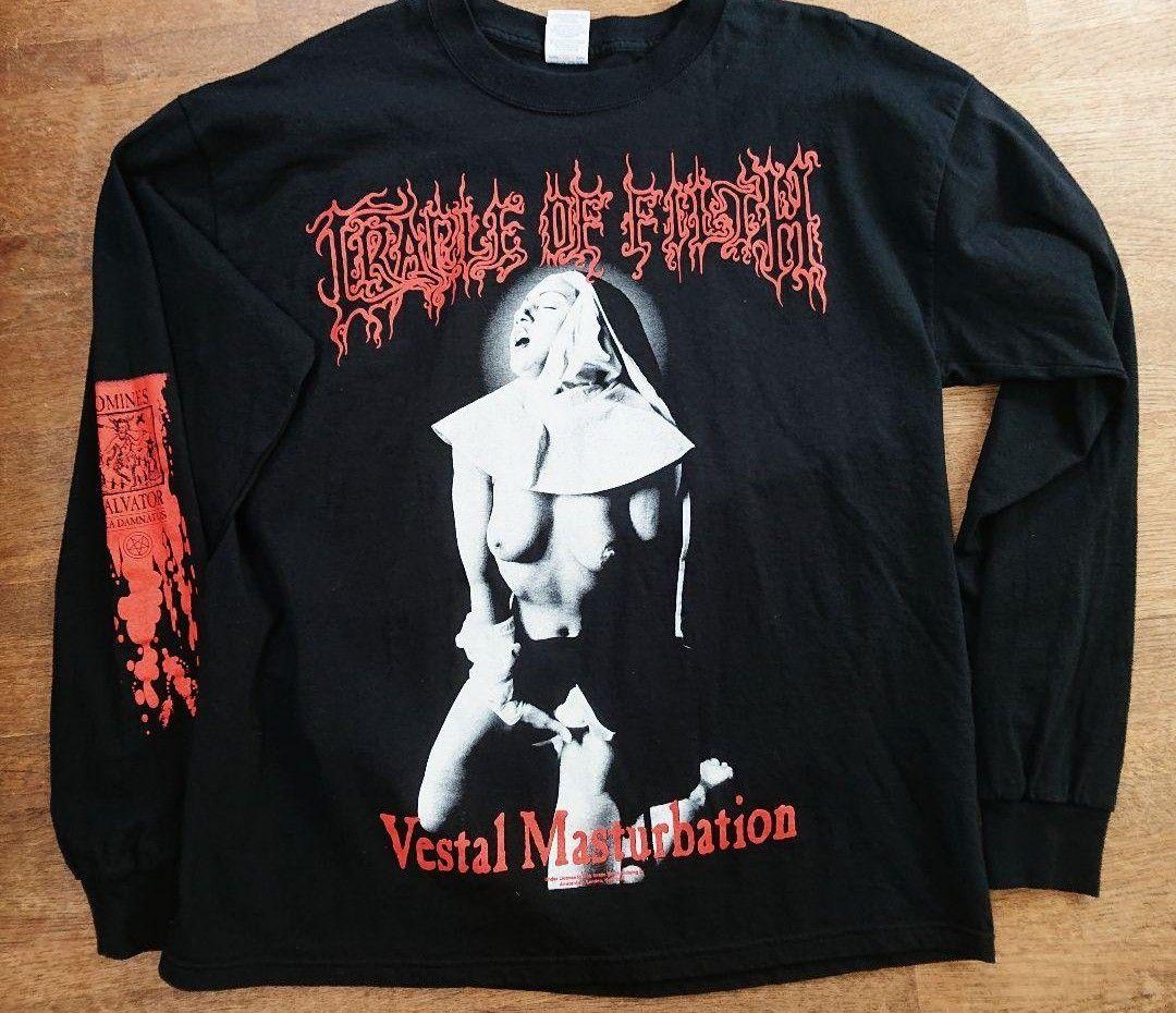 CRADLE OF FILTH ロング Tシャツ 超希少 XL オーバーサイズ③ CRADLE OF FILTH ロング Tシャツ 超希少 XL オーバーサイズ③
