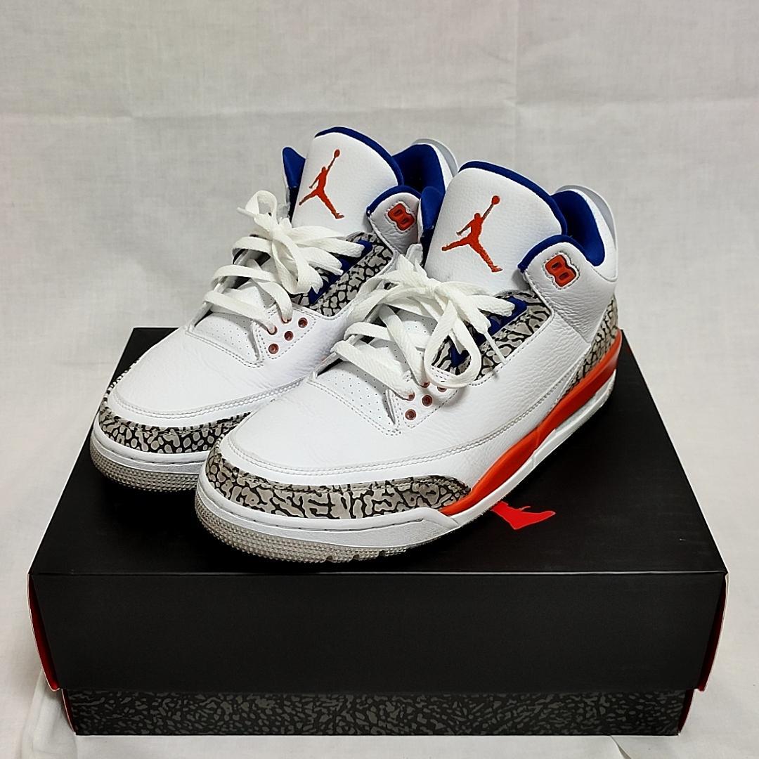 スニーカー⋢ NIKE AIR JORDAN 3 KNICKS 29cm gHybs-m84252821985 ✿ブランド