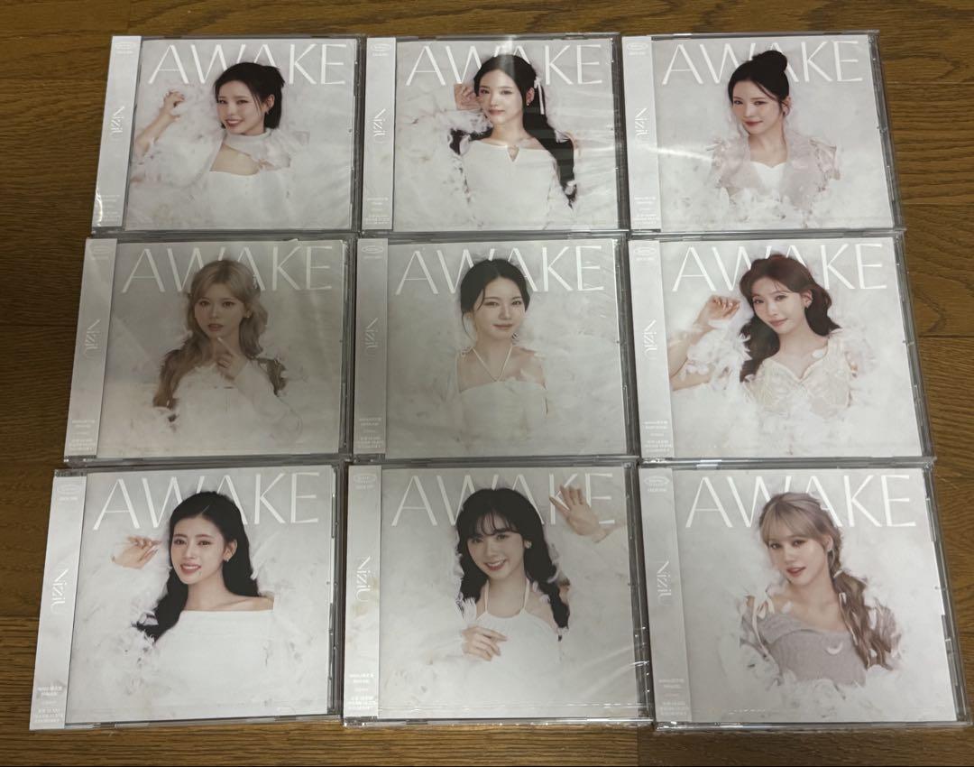 新品未開封】 NiziU AWAKE WithU盤 全9形態まとめ買い BOX