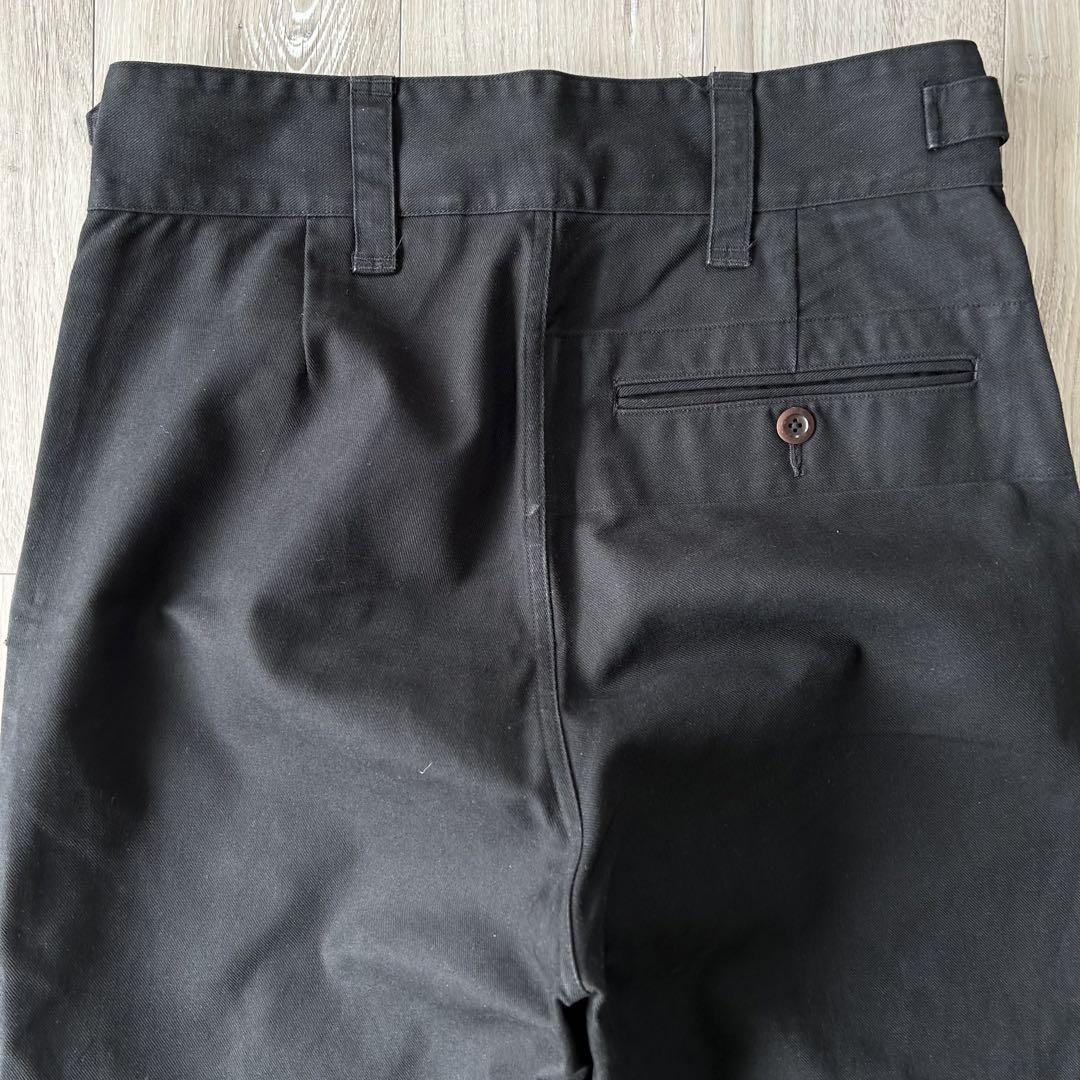 MHL グルカパンツ チノパン ベルテッド ミリタリーパンツ 黒 L