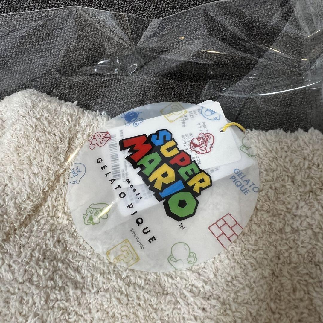 新品 タグ付き 完売 ジェラートピケ スーパーマリオ 上下セット ジェラートピケ】スーパーマリオとコラボ レディースのマリオに