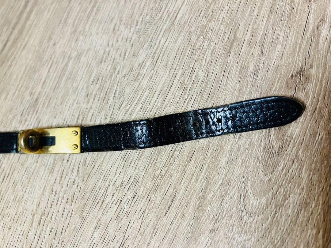 HERMES時計ベルトのみ　ブラック