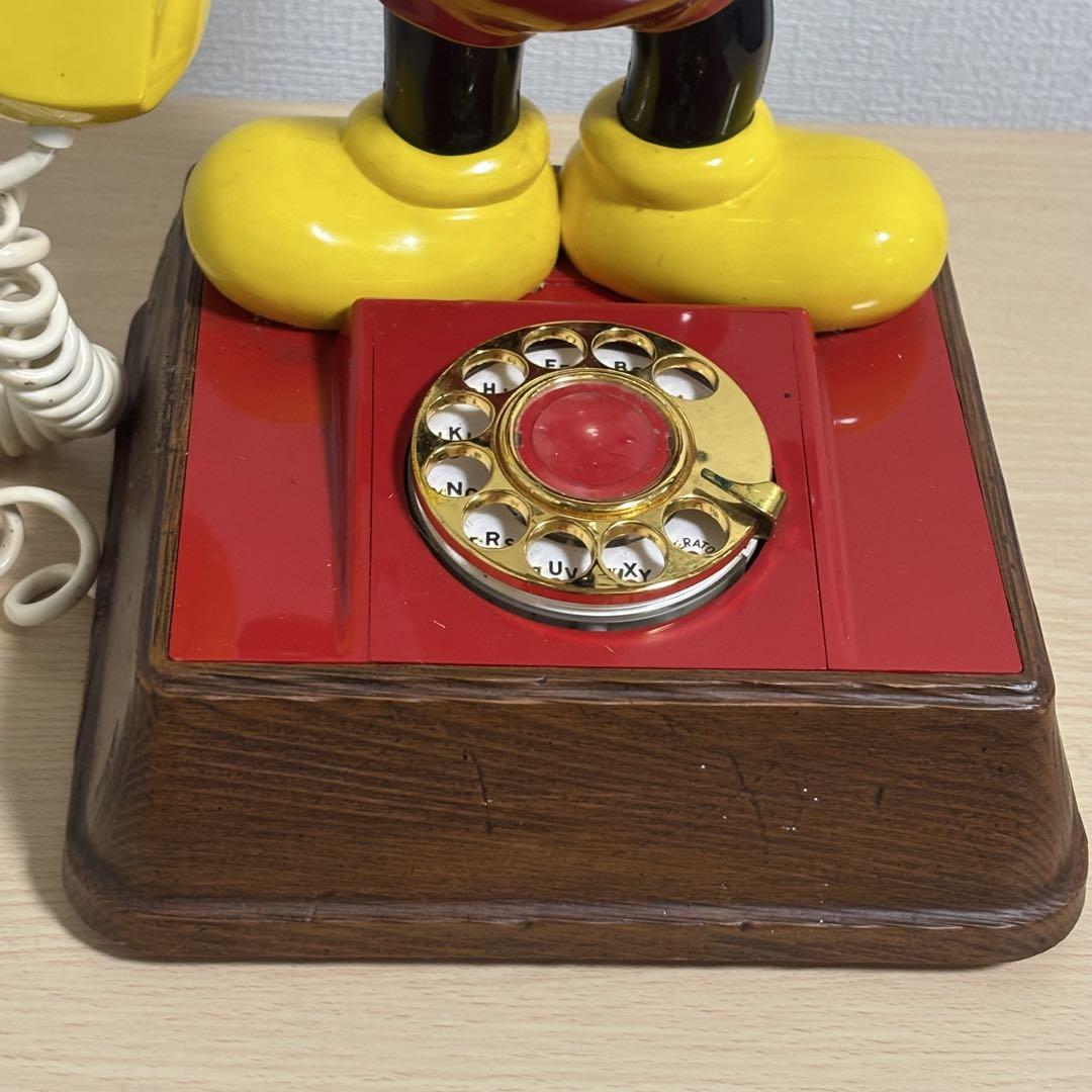 ミッキーマウス 電話機 MICKEY ディズニーMickey Mouse レトロ