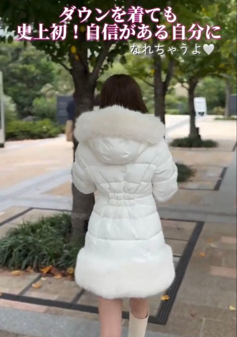 SOLNI ファーフーディファイバーダウン くびれダウン ロング SOLNI ファーフーディファイバーダウン くびれダウン ロング