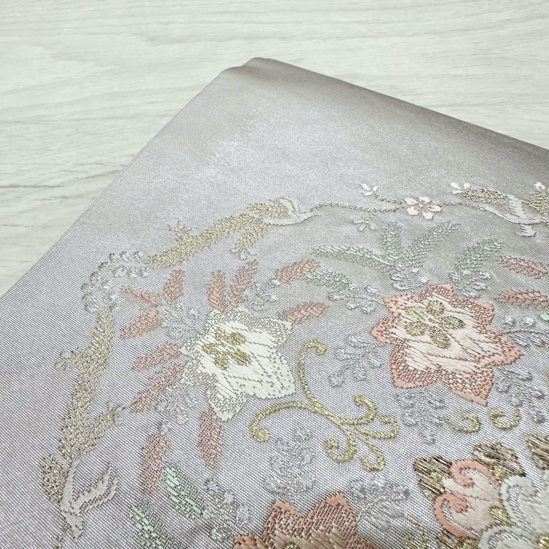 袋帯 美しい唐織 金彩 正絹 着物 RO-3019