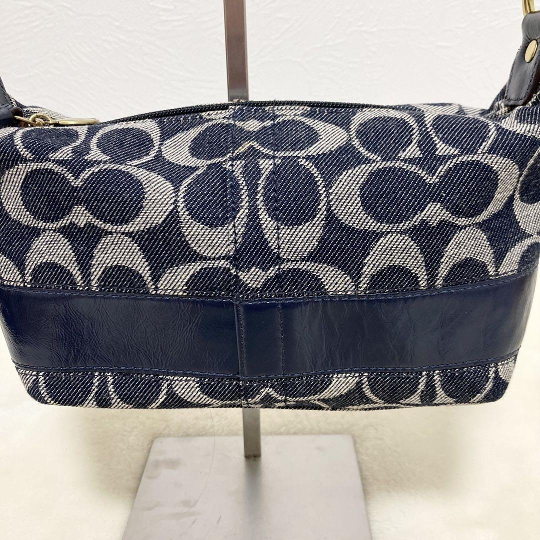 希少》COACH コーチ アクセサリーポーチ ワンショルダー デニム