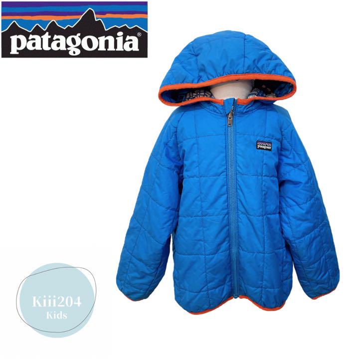 別注 パタゴニア Patagonia キッズ リバーシブルジャケット 中綿