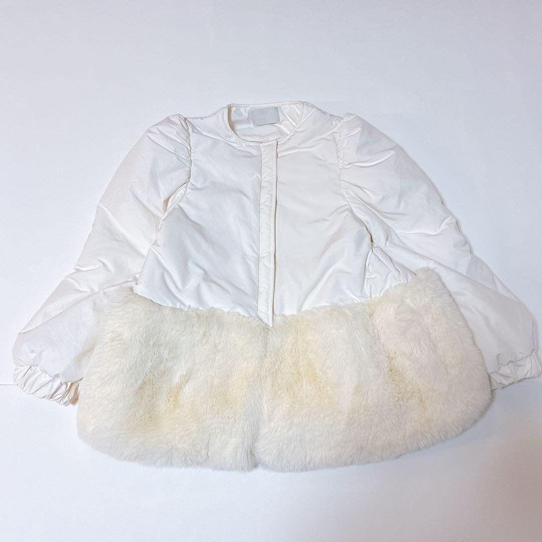 【CELFORD】エコファーコート 綺麗め 上品 エレガント 38 特別な日に 【CELFORD】エコファーコート 綺麗め 上品 エレガント 38 特別な日に