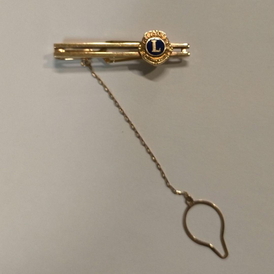 K14金 ネクタイピン ライオンズクラブ 小物 K14金 ネクタイピン ライオンズクラブ 小物
