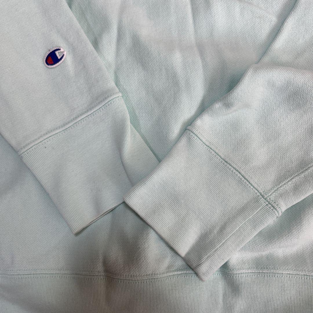 Champion ミントグリーン フード付きパーカー