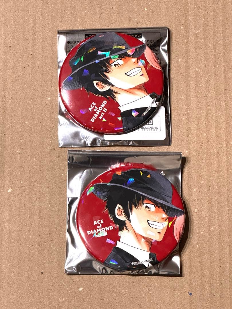 ダイヤのA 沢村 ラメ 缶バッジ ダイヤのA 缶バッジ 沢村 - メルカリ