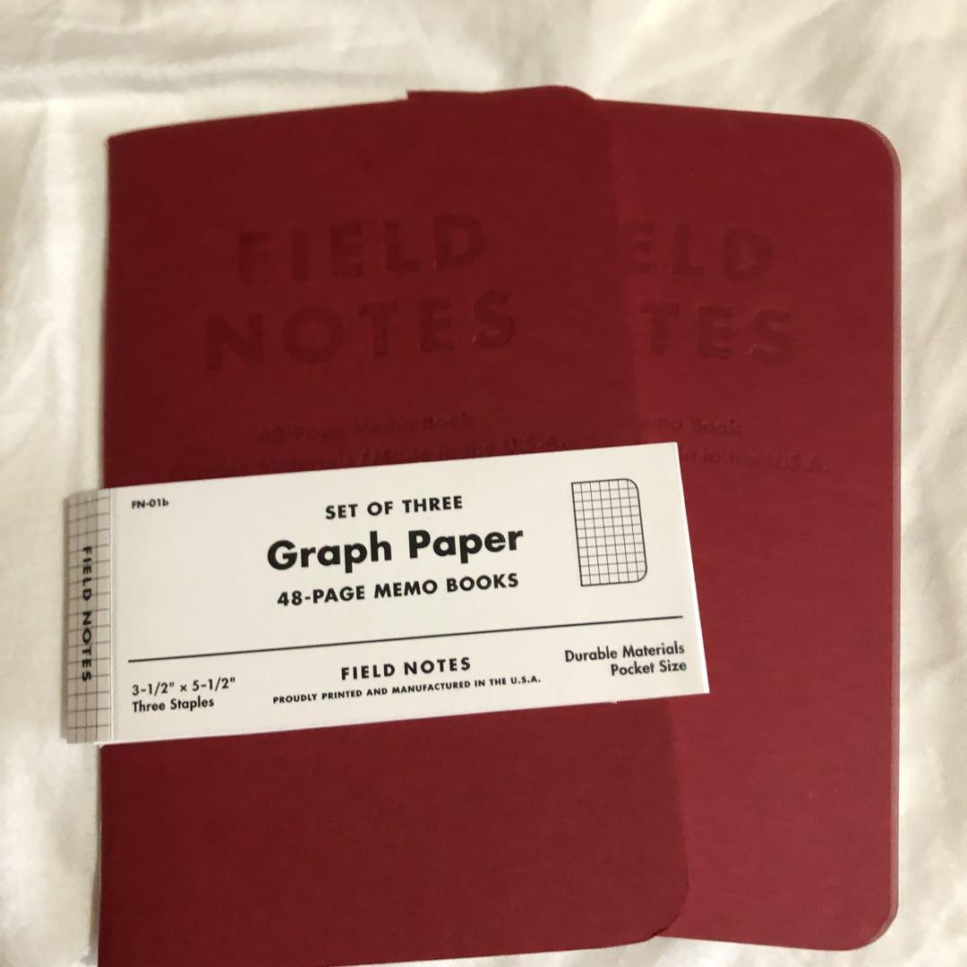 FIELD NOTES 赤2冊