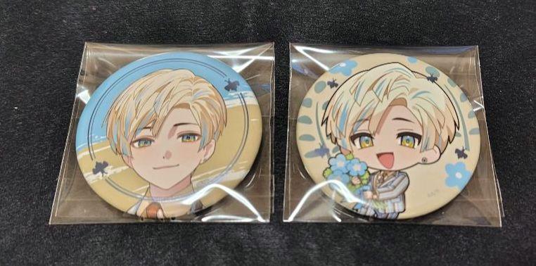 バッジ・ビンズ 緋八マナ ハート型缶バッジ＆カバーセット