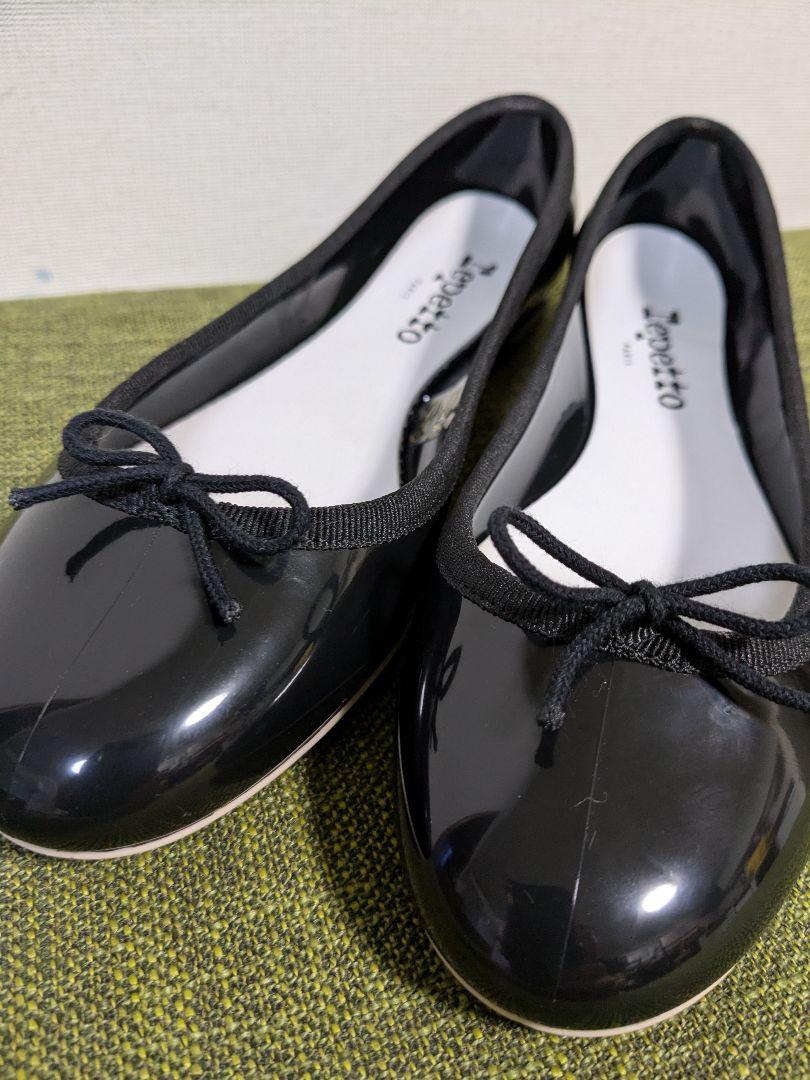 【美品】repetto レペット サンドリオン エナメル  23cm