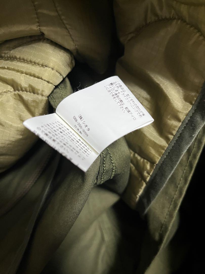 21aw CIOTA シオタ スビンナイロンオックスM65フィッシュテールパーカ