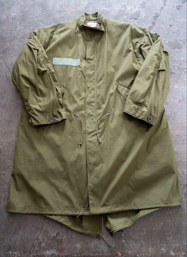 21aw CIOTA シオタ スビンナイロンオックスM65フィッシュテールパーカ