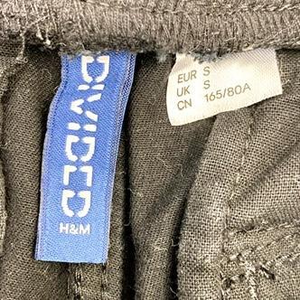 3t320 DIVIDED H&M カーゴパンツ ブラック M