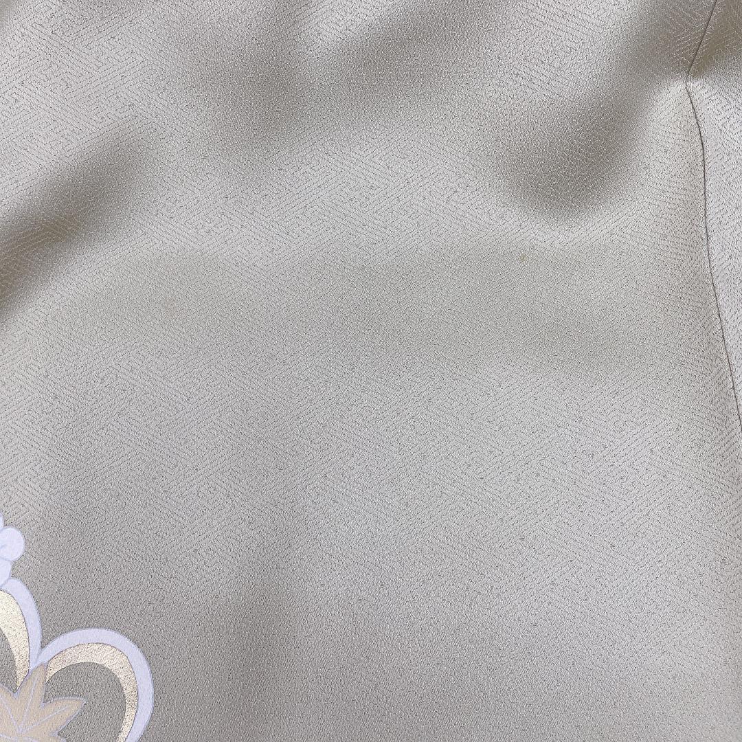 ☆2942☆ 訪問着 灰み黄緑色 木瓜紋 袷 着物 和装 - メルカリ
