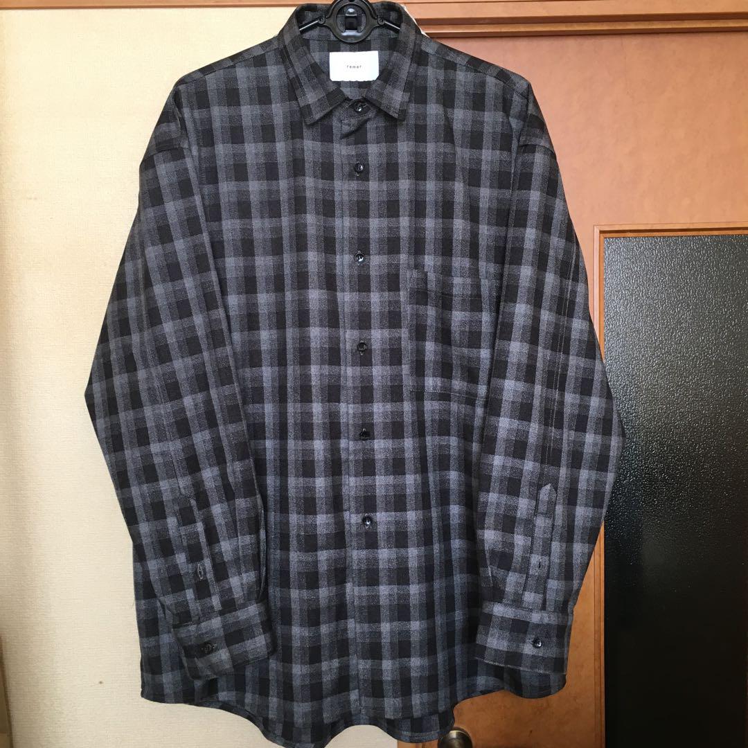 トップス remer loose un-vintage check over shirt remer シャツ loose un-vintage check over shirt / ルーズアン
