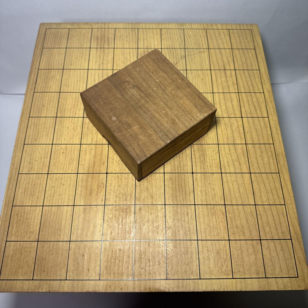 木製将棋盤と将棋駒セット