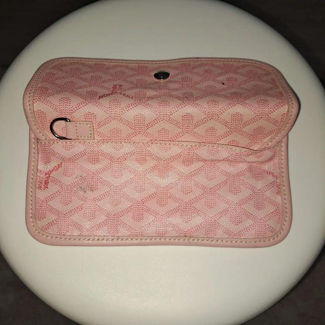 ゴヤール サンルイ 限定色ピンク付属品ポーチ GOYARD