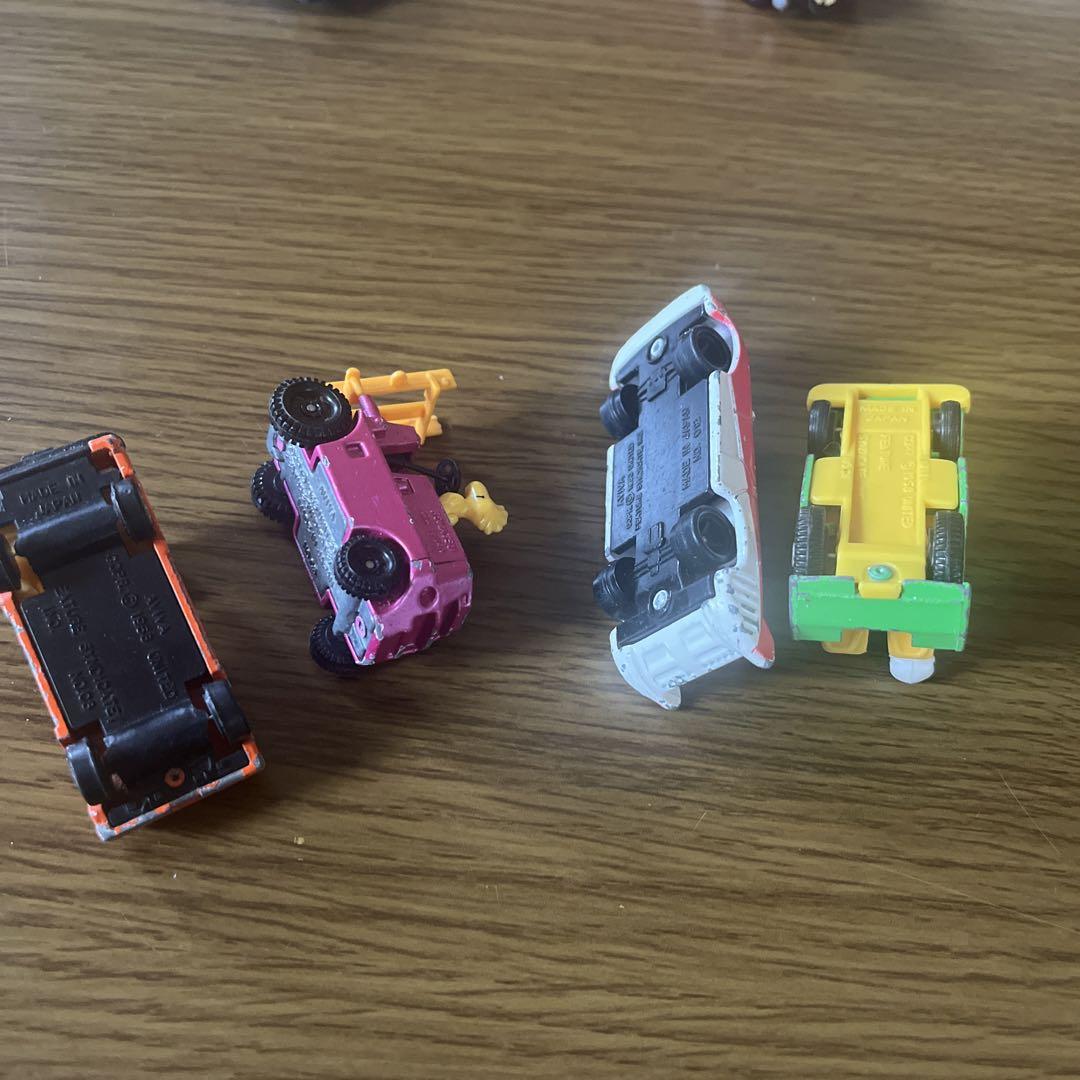 スヌーピー ミニカー　4台セット
