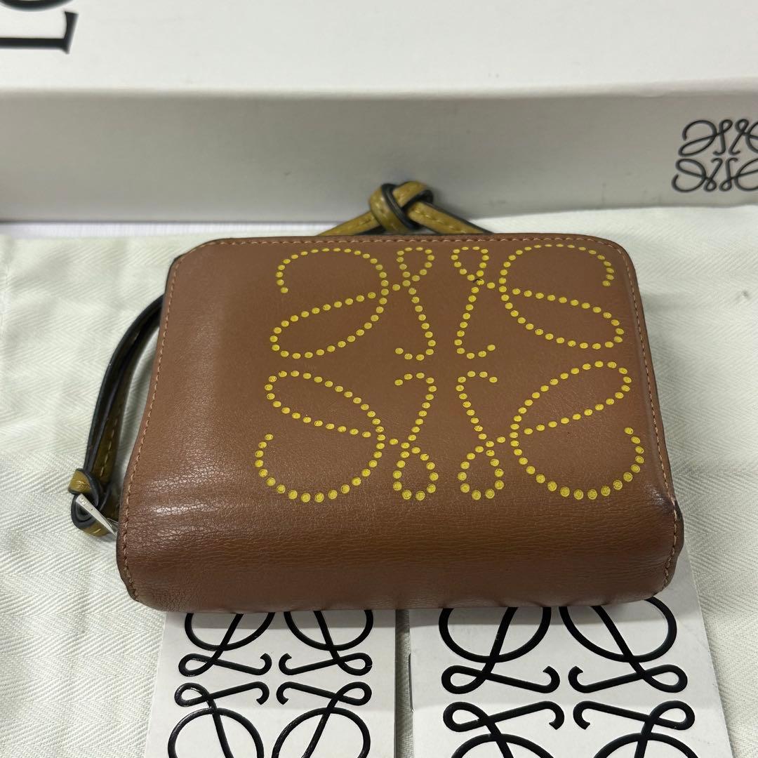 新品同様‼️ 現行 ロエベ LOEWE 財布 折財布 アナグラム ジップウォレット 新品同様‼️ 現行 ロエベ LOEWE 財布 折財布 アナグラム ジップウォレット