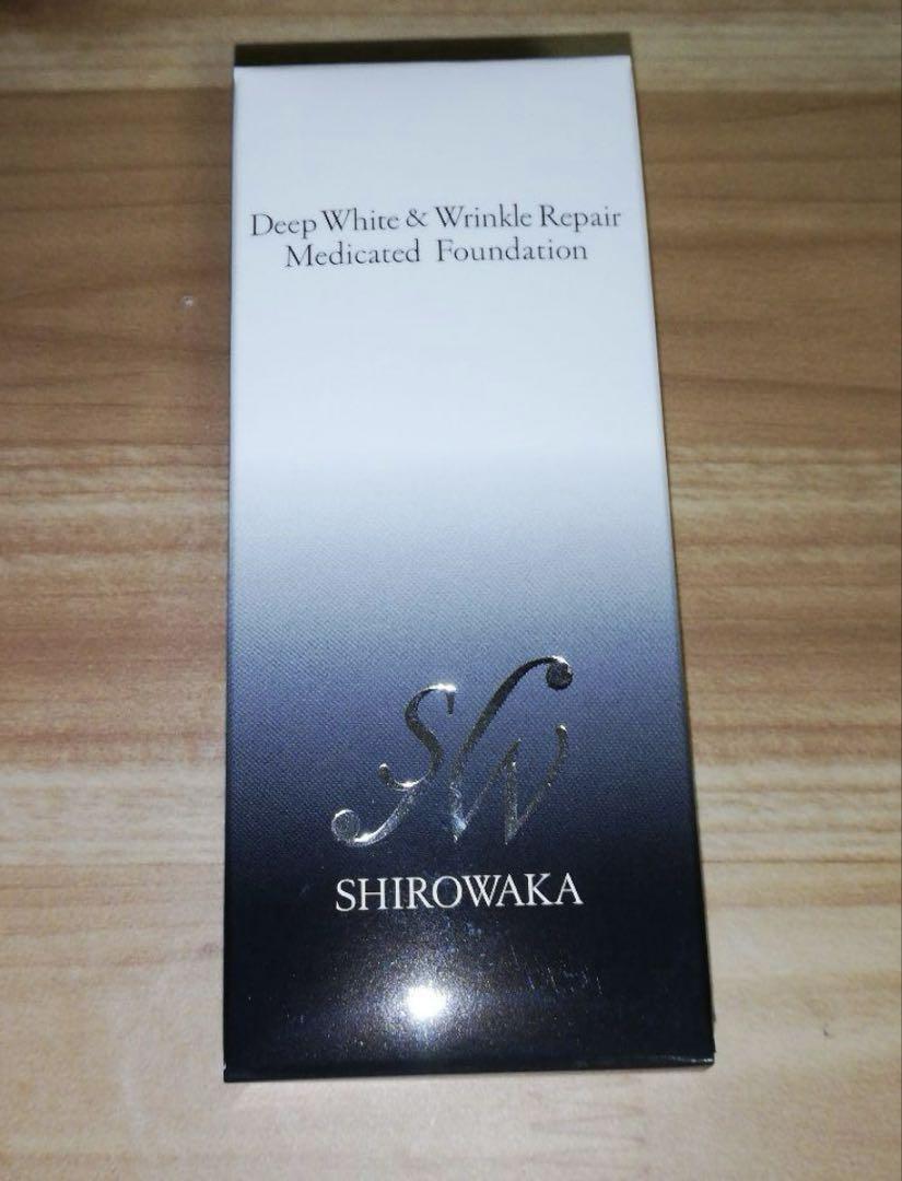 SHIROWAKA 深いシワ修復リキッドファンデーション 28g