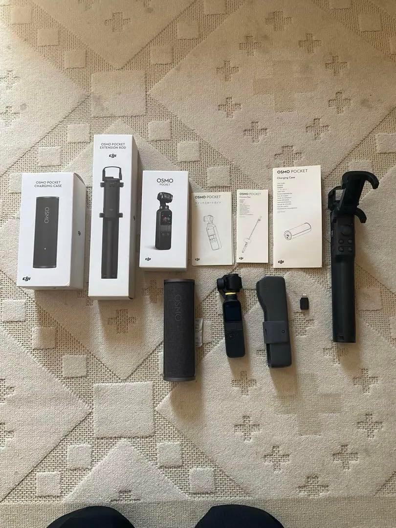 【カーボン柄】DJI OSMO POCKET (3軸ジンバル ) 周辺パーツ