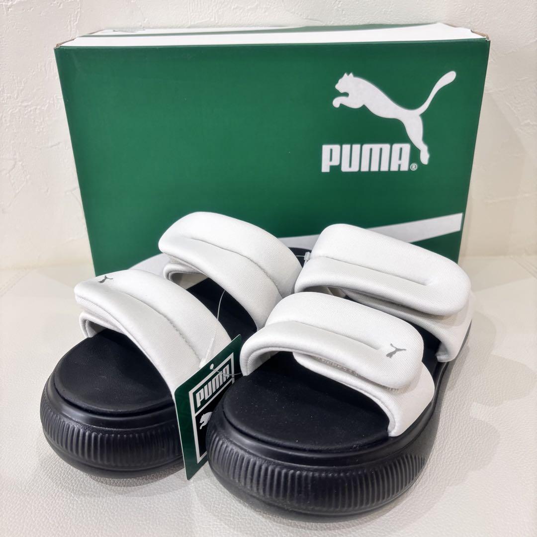新品【PUMA】プーマ マユ パフィー スライド 厚底 サンダル 22cm