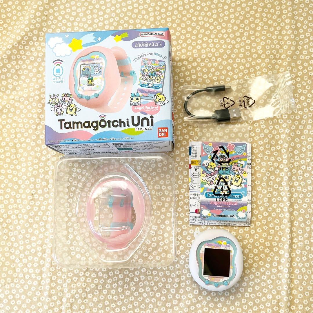 美品たまごっちユニ エンジェルフェスティバル おまけ付き
