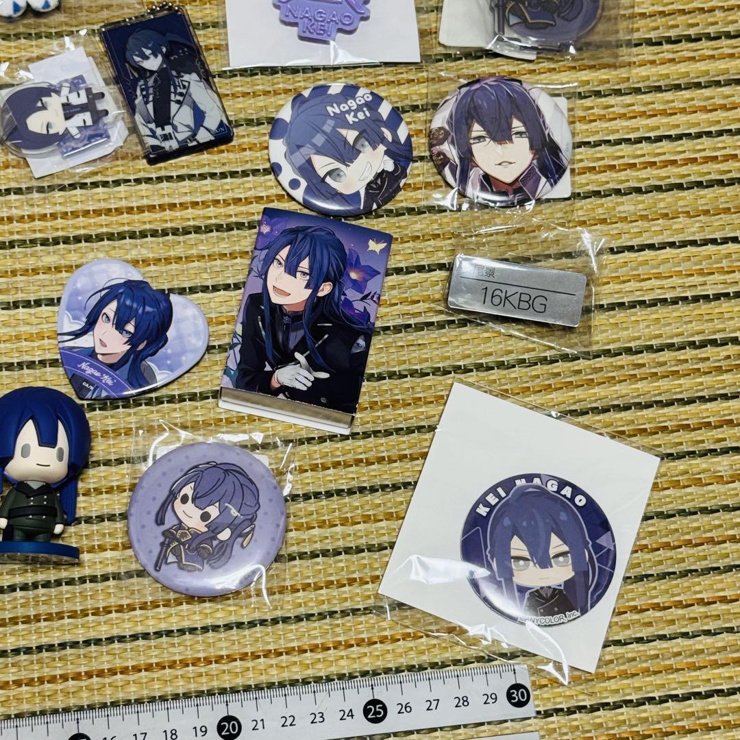 にじさんじ 長尾景 缶バッジ アクリルスタンド シャチハタ 等 セット 。