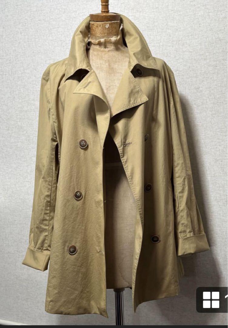 ニジュウサンク ショート丈 トレンチコート 48 新品