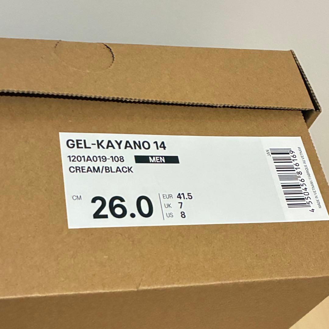 新品26cm／Asics Gel-Kayano 14 