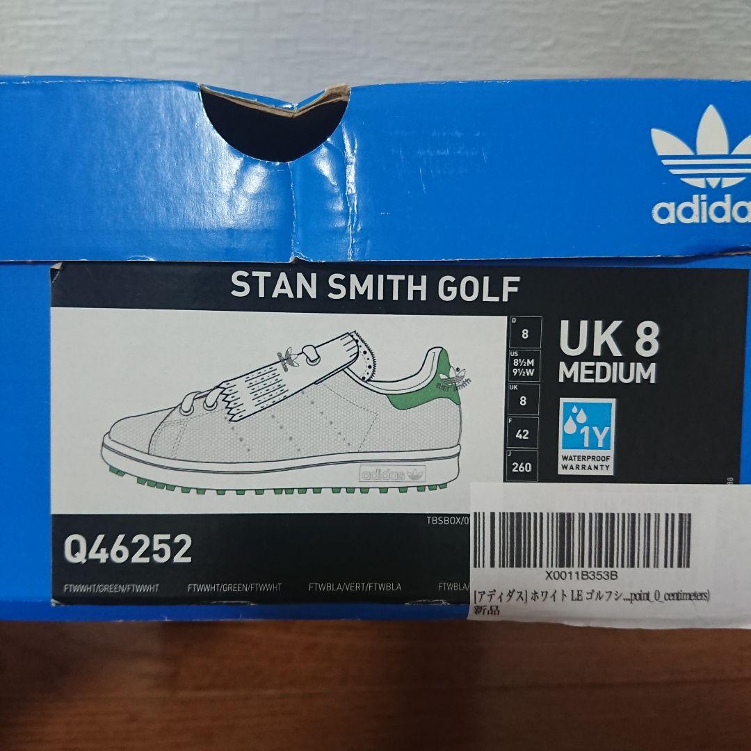 adidas Stan Smith Golf Q46252 26cm 白/緑
