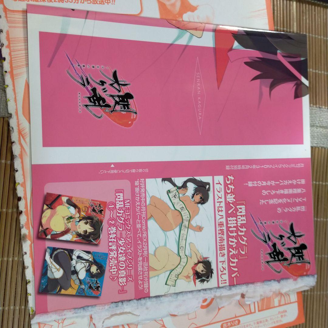飛鳥 八重樫南 ブックカバー 閃乱カグラ 月刊コミックアライブ 月刊レックス付録 メルカリ
