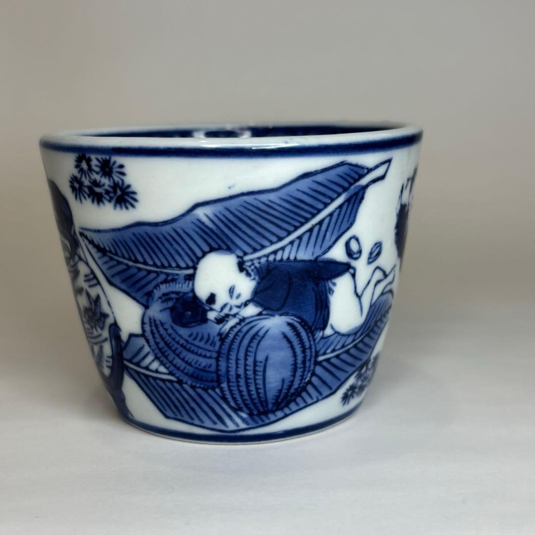 蕎麦猪口 唐子 金魚 2個セット 蕎麦猪口 唐子 金魚 2個セット