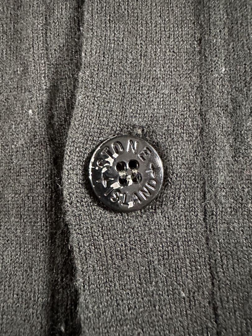 トップス stone island wool knit cardigan 08aw