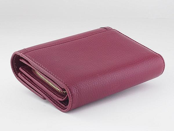 グッチ GUCCI バンブー 3つ折り財布 257017 レザー