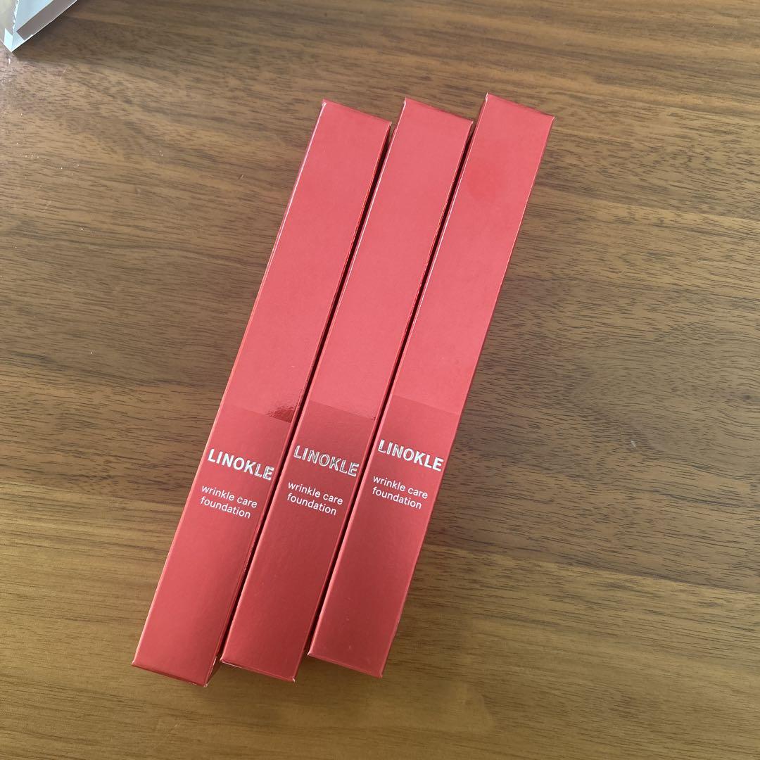 LINOKLE リンクルケアファンデーション 2本セット 新品未使用 LINOKLE リノクル リンクルケア ファンデーション 2本セット