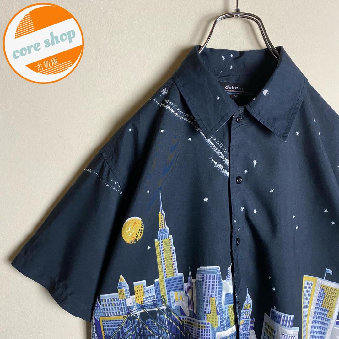 低価格 【まとめ購入】半袖 シャツアート柄デザイン レトロ感