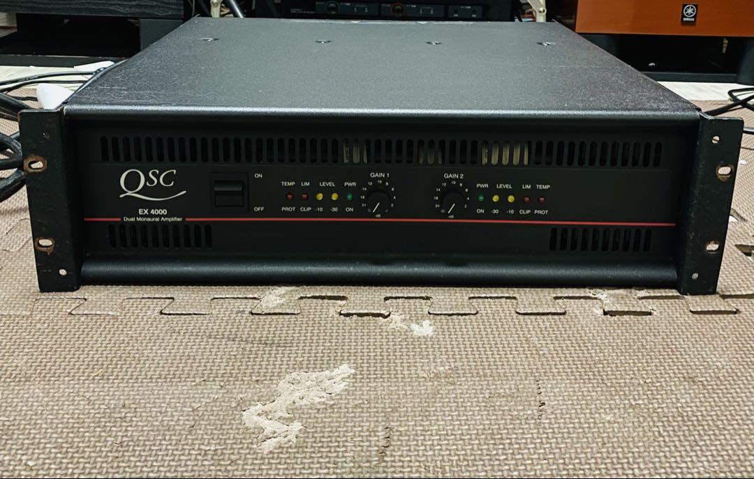 QSC EX 4000 パワーアンプ、動作確認済み、良い品。 QSC EX 4000 パワーアンプ、動作確認済み、良い品。 - メルカリ
