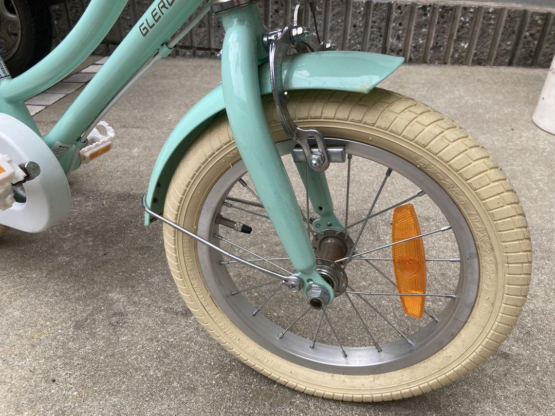 ミントグリーン 14インチ自転車