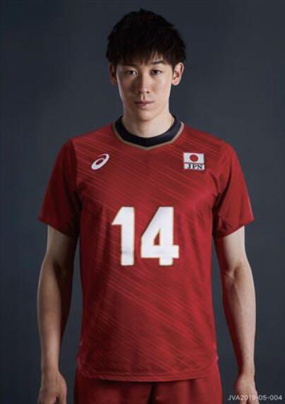 石川祐希 日本代表 オーセンティックユニフォーム レッドM