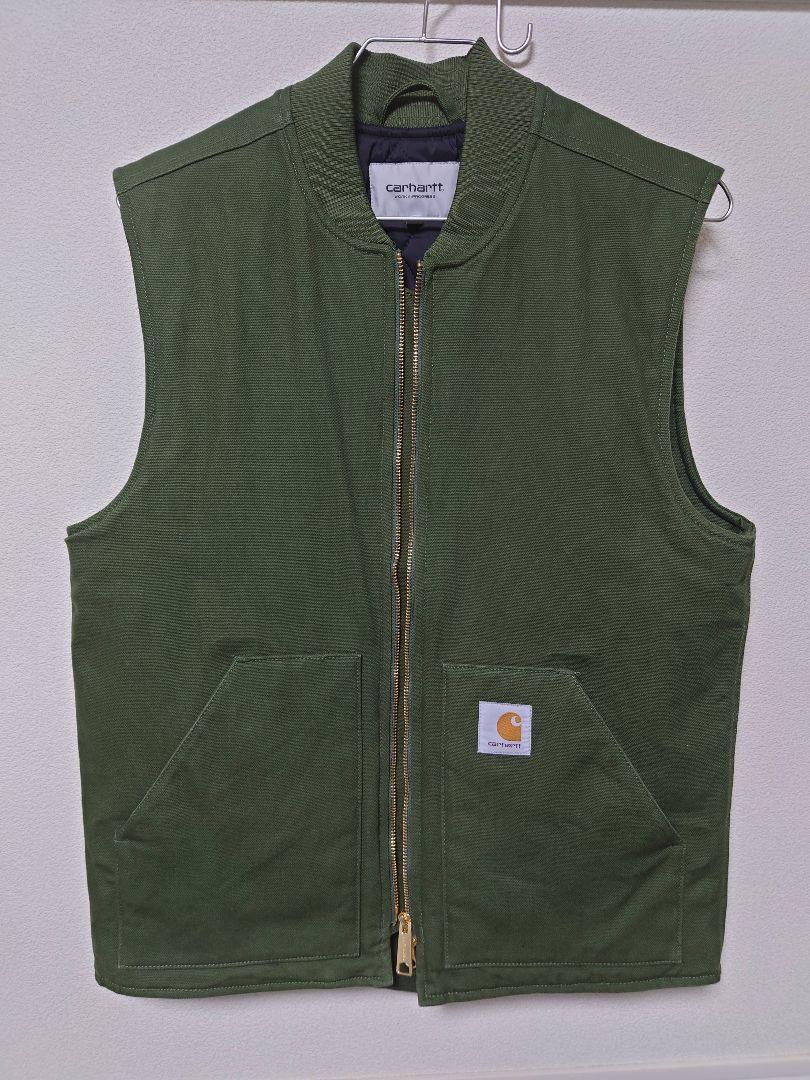 Carhartt オリーブグリーン ベスト Mサイズ